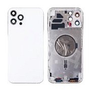 Корпус для iPhone 12 Pro Max (A2411) (1 Sim) Белый - Премиум