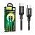 Кабель Type-C - Type-C Hoco X14 (3A, 60W, PD, оплетка нейлон) Черный