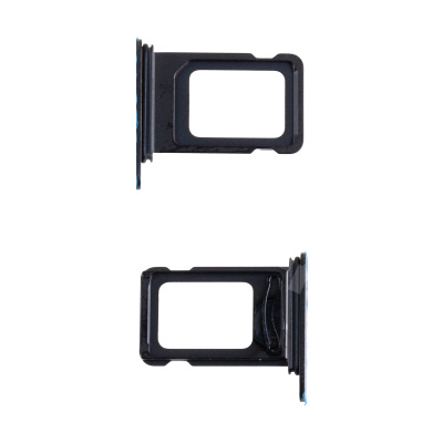 Держатель SIM для iPhone 14 Pro/14 Pro Max (2 Sim) (A2891/A2895) Черный
