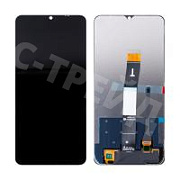 Дисплей для Xiaomi Redmi 12C/Poco C55 (22120RN86G) в сборе с тачскрином Черный - OR100