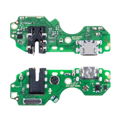 Шлейф для Tecno Spark 8C (KG5n) плата на системный разъем/разъем гарнитуры/микрофон