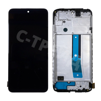 Дисплей для Xiaomi Redmi Note 12S (23030RAC7Y) модуль с рамкой Черный - (In-Cell)