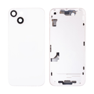 Корпус для iPhone 14 (A2883) (1 Sim) Белый - Премиум