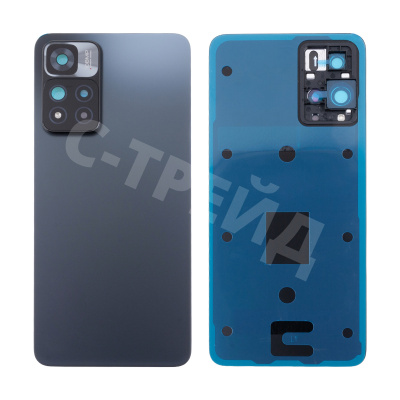 Задняя крышка для Xiaomi Redmi Note 11 Pro+ 5G (21091116UG) Черный - Премиум