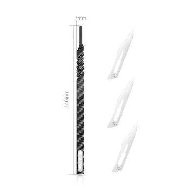 Ручка скальпеля QianLi TX01 (карбон, для лезвий №10-15)