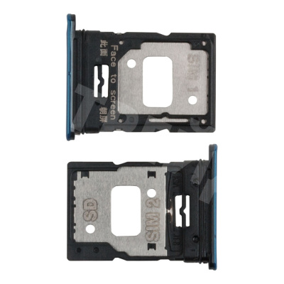 Держатель SIM для Xiaomi Mi 11 Lite/11 Lite 5G NE (M2101K9AG/2109119DG) Голубой
