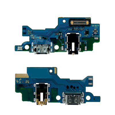 Шлейф для Samsung Galaxy M30s/M21/M31 (M307F/M215F/M315F) плата системный разъем/разъем гарнитуры - Премиум