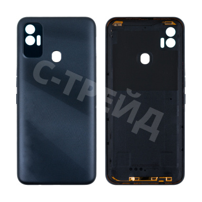 Задняя крышка для Tecno Spark 7 (KF6n) Черный