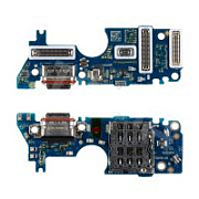 Шлейф для Realme 15 Pro 5G (RMX5101) плата системный разъем/разъем SIM/микрофон - Премиум