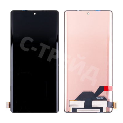 Дисплей для Tecno Phantom X2/X2 Pro (AD8/AD9) в сборе с тачскрином Черный - OR