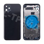Корпус для iPhone 11 (A2221) (1 Sim) Черный - Премиум