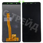 Дисплей для Samsung Galaxy A7 2018 (A750F) в сборе с тачскрином Черный - (In-Cell)