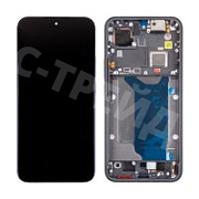 Дисплей для Xiaomi 15T Pro (2506BPN68G) модуль с рамкой Черный - OR (SP)