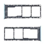 Держатель SIM для Tecno Spark Go 2023 (BF7) Голубой