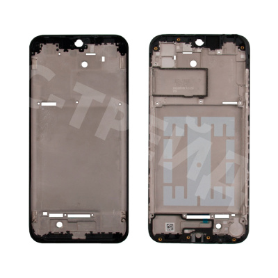 Рамка дисплея для Samsung Galaxy A01/M01 (A015F/M015F) Черный (возможен дефект ЛКП)