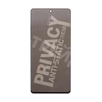 Защитное стекло "Антишпион" для Samsung Galaxy A51/M31s (A515F/M317F) Черный