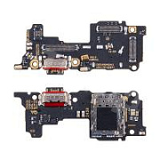 Шлейф для Xiaomi Poco F6 Pro (23113RKC6G) плата системный разъем/разъем SIM/микрофон