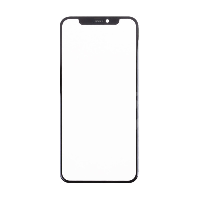 Стекло для переклейки iPhone 11 Pro (A2215) с OCA пленкой Черный - OR (Feaglet)