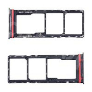 Держатель SIM для Infinix Hot 60i 4G (X6728) Серебро