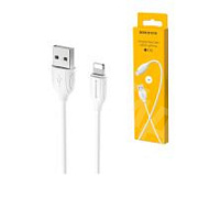 Кабель USB - Lightning Borofone BX19 (2A) Белый