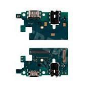 Шлейф для Samsung Galaxy M31s (M317F) плата системный разъем/разъем гарнитуры/микрофон - Премиум