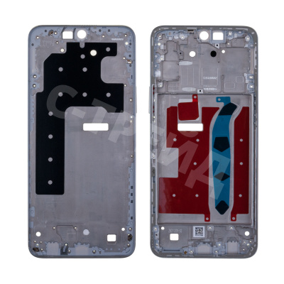 Рамка дисплея для Huawei Honor X8 4G (TFY-LX1) Серебро (возможен дефект ЛКП)