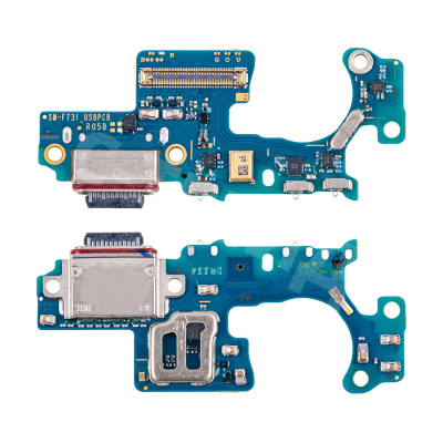 Шлейф для Samsung Galaxy Z Flip5 (F731B) плата системный разъем/микрофон - Премиум