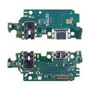 Шлейф для Samsung Galaxy A23 (A235F) плата системный разъем/разъем гарнитуры/микрофон - Премиум