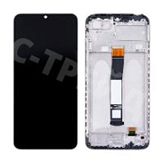 Дисплей для Xiaomi Poco C40 (220333QPG) модуль с рамкой Черный - OR