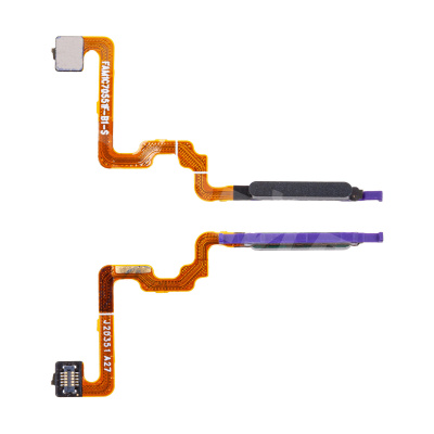 Шлейф для Xiaomi Redmi 12 4G (23053RN02Y) сканер отпечатка пальцев Черный