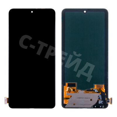 Дисплей для Xiaomi Poco F3/Mi 11i/K40/K40 Pro (M2012K11AG) в сборе с тачскрином Черный - (OLED)