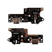 Шлейф для Xiaomi Redmi 9 (M2204J19AG) плата на системный разъем/разъем гарнитуры/микрофон - Премиум