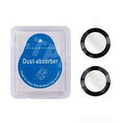 Защитное стекло линзы камеры для iPhone 11 (комплект 2 шт.) Черный