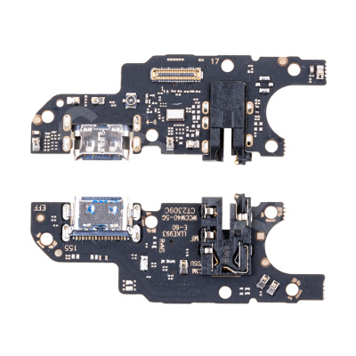 Шлейф для Huawei Honor X6a (WDY-LX1) плата на системный разъем/разъем гарнитуры/микрофон