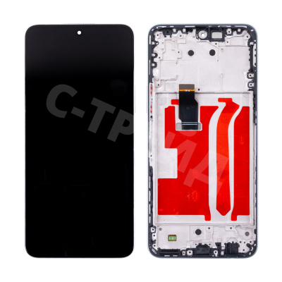 Дисплей для Huawei Honor X8 4G (TFY-LX1) модуль с рамкой Серебро - OR