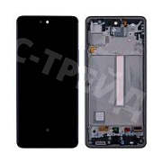 Дисплей для Samsung Galaxy A53 5G (A536B) модуль с рамкой Черный - OR (SP)