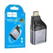 Адаптер Type-C - HDTV Hoco UA33 Серый