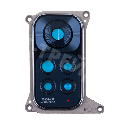 Стекло камеры для Xiaomi Redmi Note 11 (2201117TY) в сборе с рамкой Черный