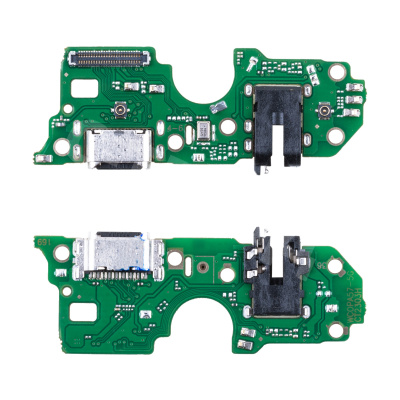 Шлейф для OPPO A57s (CPH2385) плата на системный разъем/разъем гарнитуры/микрофон