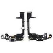 Шлейф для iPhone 11 Pro (A2215) на системный разъем/микрофон Черный