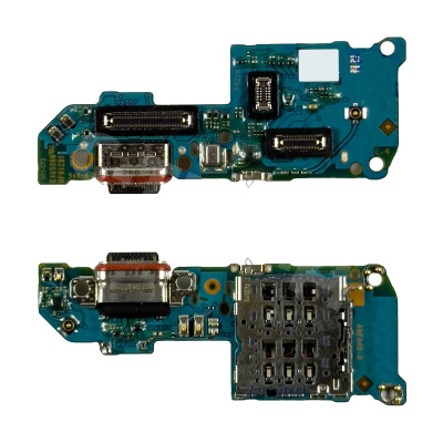 Шлейф для Realme 14 5G/P3 5G (RMX5070/RMX5079) плата системный разъем/разъем SIM/микрофон - Премиум