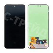 Дисплей для Samsung Galaxy S23 FE (S711B)  в сборе с тачскрином Черный - OR (SP)