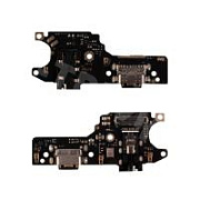 Шлейф для Xiaomi Redmi Note 9 (M2003J15SC) плата системный разъем/разъем гарнитуры/микрофон - Премиум