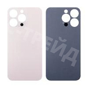 Задняя крышка для iPhone 13 Pro (A2640) Золото (стекло, широкий вырез под камеру, логотип)
