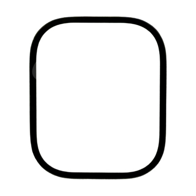 Стекло для переклейки Apple Watch Ultra 1/2 (49 мм) сапфировое Черный