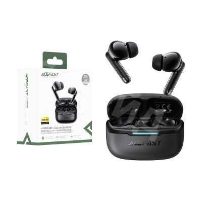 Беспроводные наушники Bluetooth Acefast W5 (TWS, вакуумные, активное шумоподавление) Черный