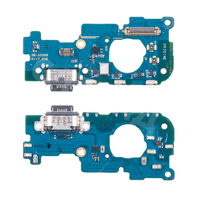 Шлейф для Samsung Galaxy A33 5G (A336B) плата системный разъем/микрофон - Премиум
