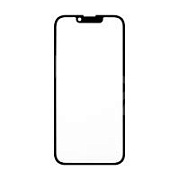Стекло для переклейки iPhone 14 (A2883) с OCA пленкой Черный - OR (Mitsubishi)