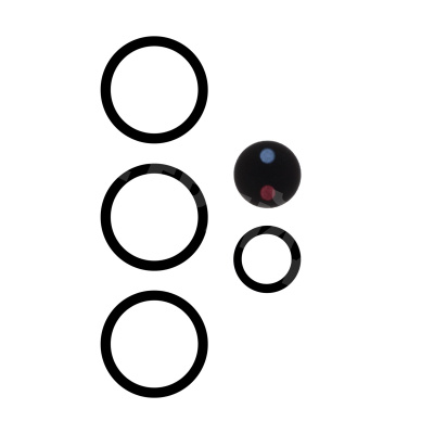 Стекло камеры для Samsung Galaxy S22 Ultra (S908B) Черный