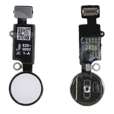 Шлейф для iPhone 7/7 Plus/8/8 Plus/SE (2020)/SE (2022) на кнопку HOME в сборе Золото - Премиум